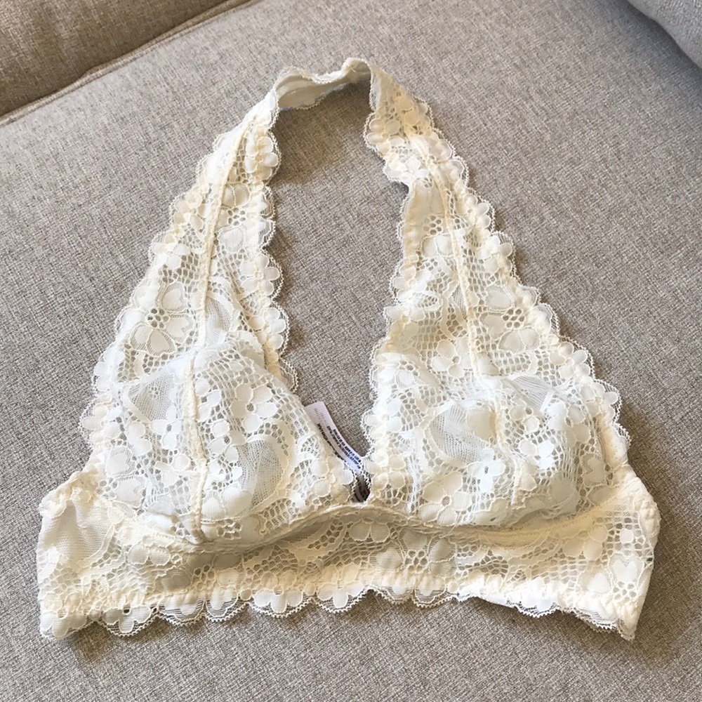 NWOT ivory Free People bralette